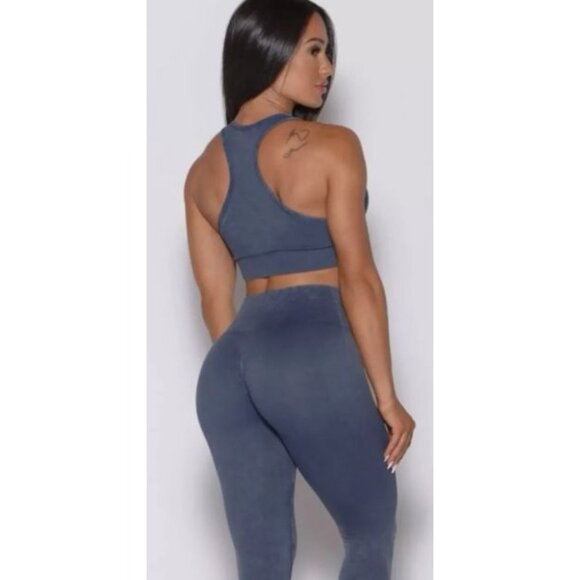 Bombshell Sportswear Blue Leggings - Picture 1 of 10